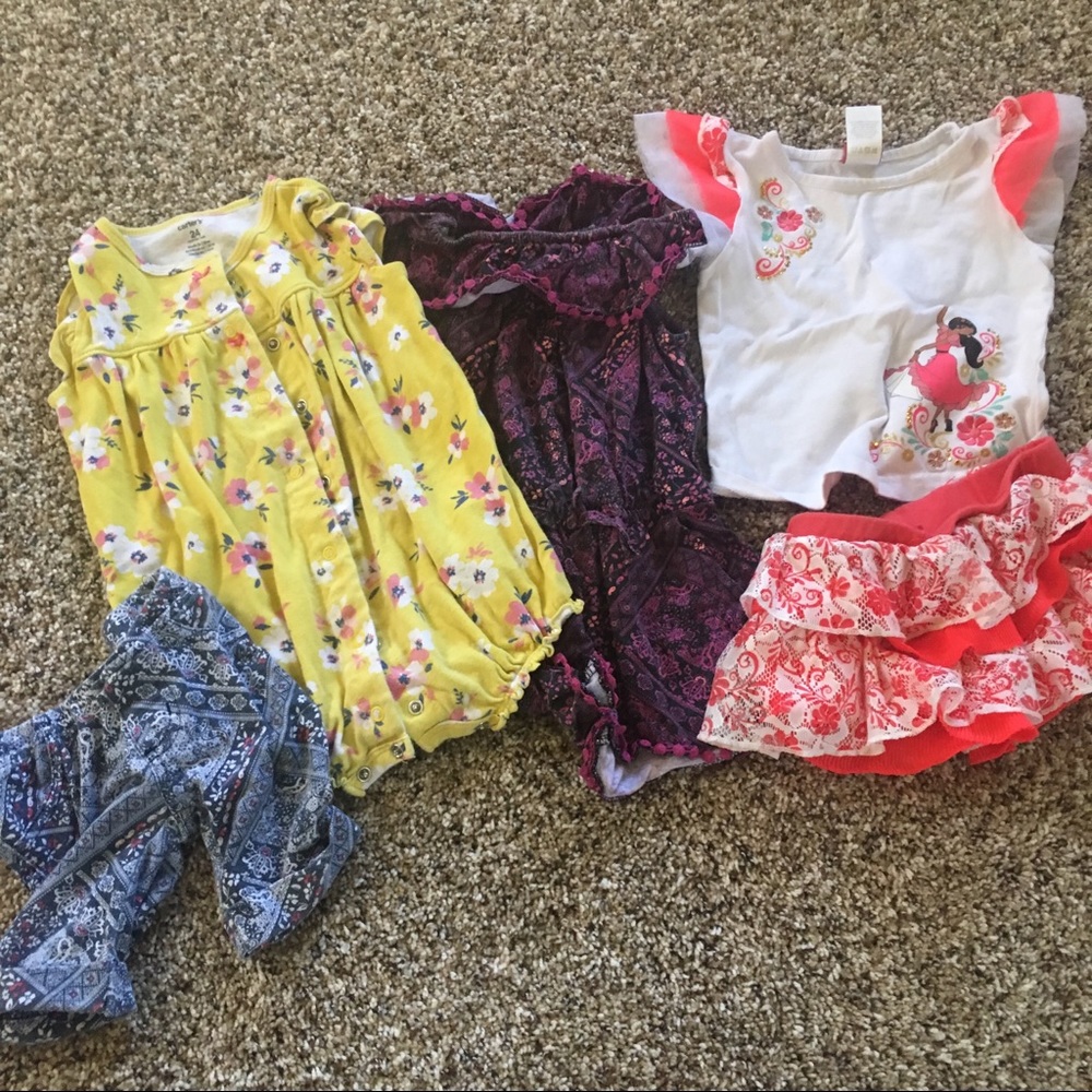 Girls clothes size 24 months. Gently worn